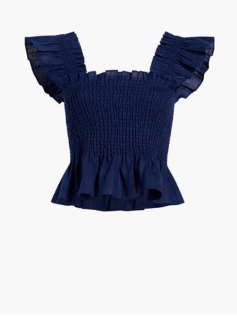Hill House Navy Linen Paz Top